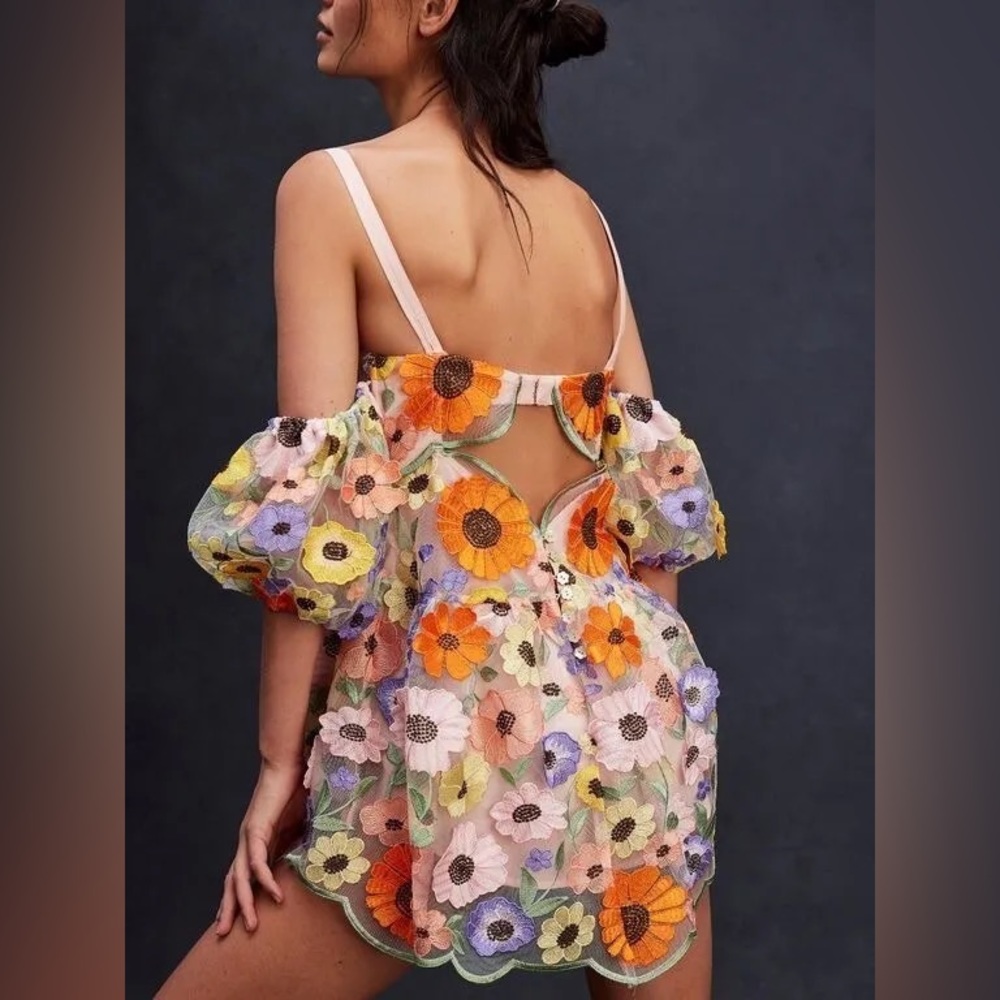 For Love and Lemons Prato Mini Dress NEW - Picture 11 of 16